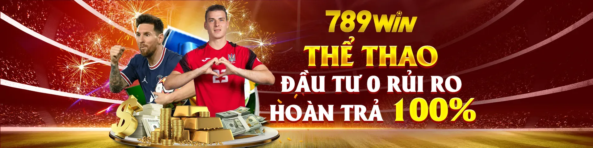 Banner hoàn trả thể thao